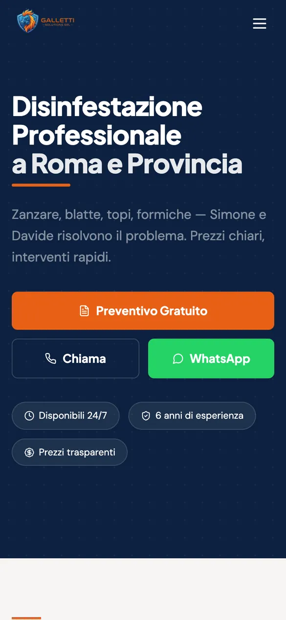 Galletti Solutions su smartphone